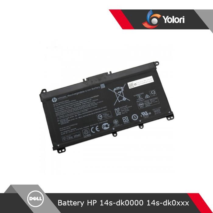 TERLARIS Battery HP 14s-dk0000 14s-dk0xxx Spare Part 3Cell 11.55V 41WHr