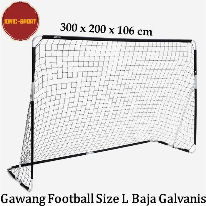 Gawang Sepak Bola Kipsta Football Goal Size L Baja Galvanis Gawang Bola Kaki Terbaru