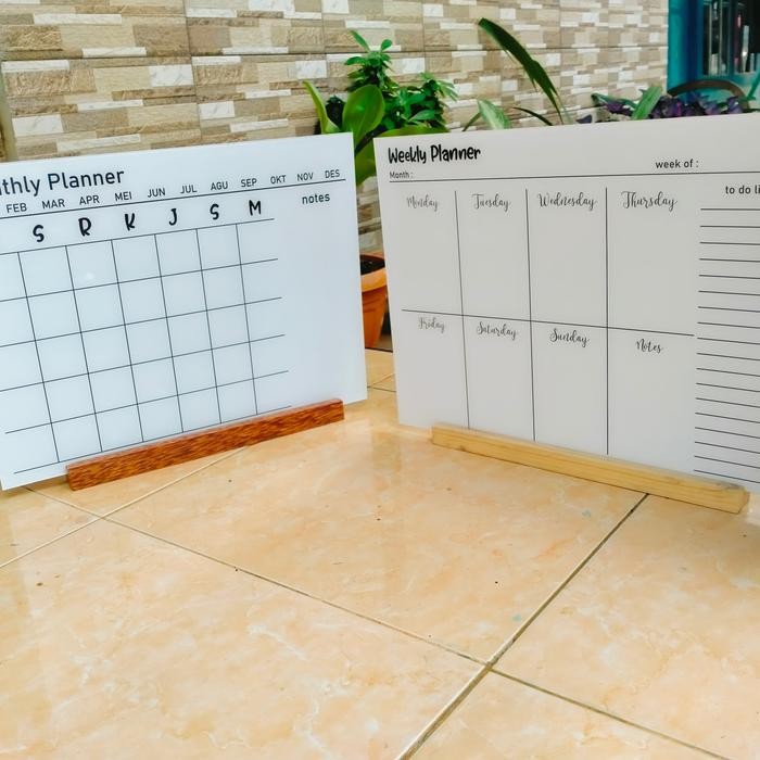 

AqibSaza Acrylic Planner A3 A4 Monthly / Papan Planner / Papan Pengingat