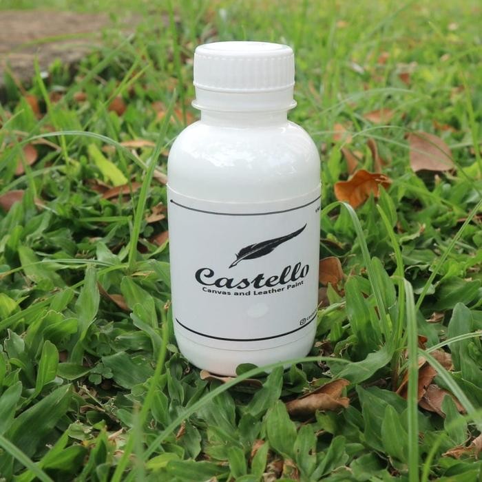 Fleekstep- Cat Khusus Sepatu Dan Tas Bahan Kulit Dan Canvas Putih Murah