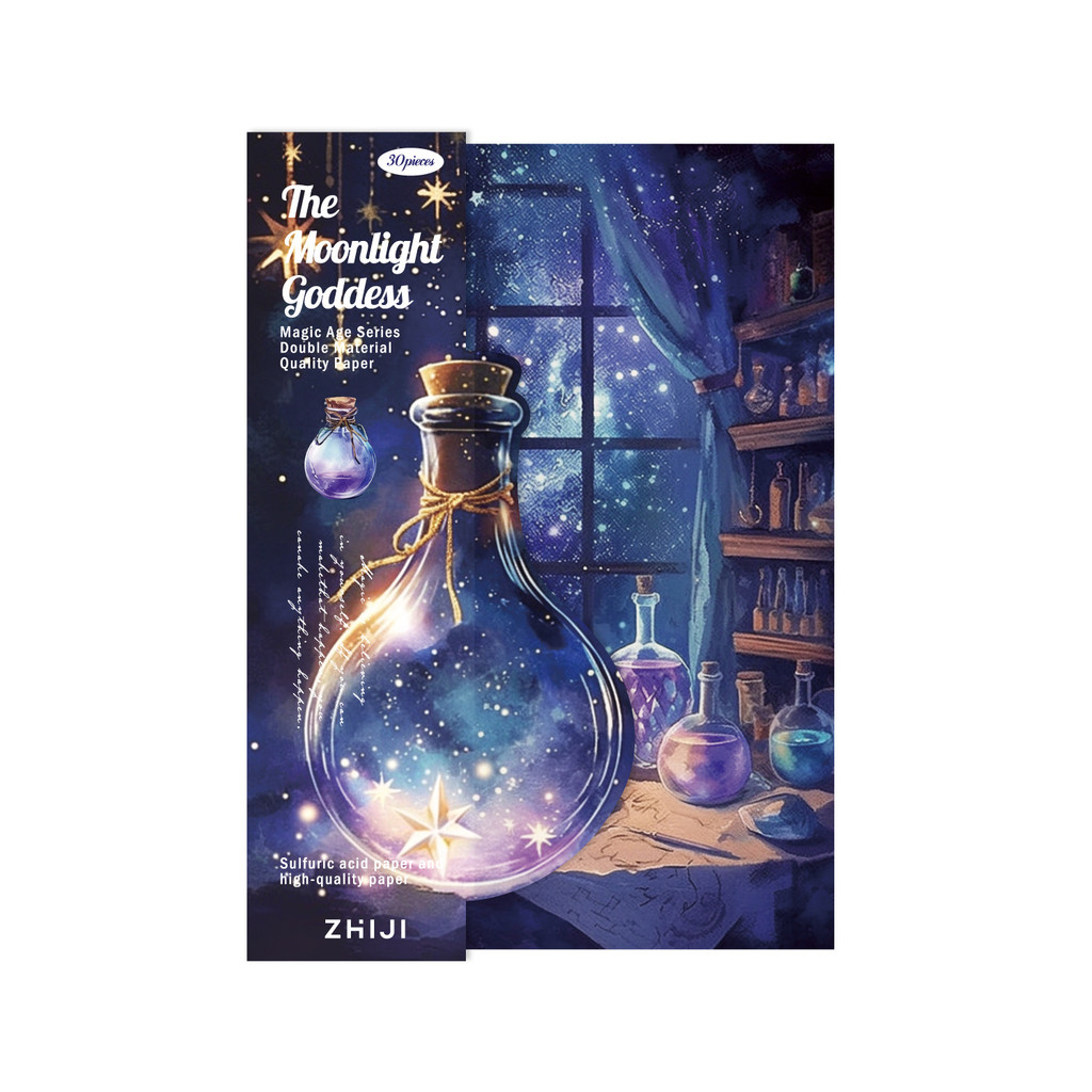 

30Pcs/Lot Memo Pads Material Paper Age Of Magic Journal Scrapbooking Paper Card Background