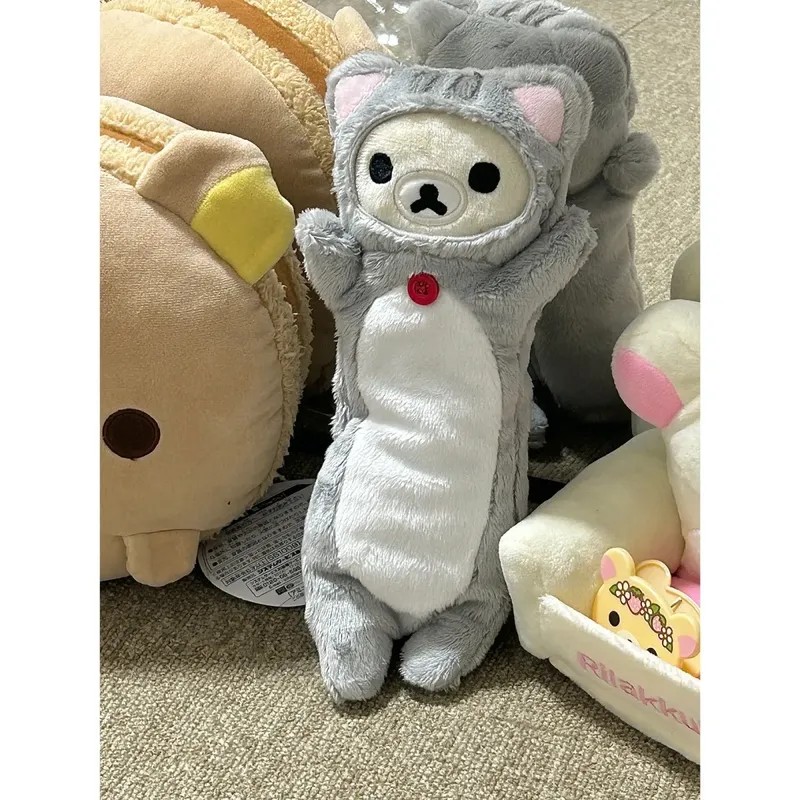 

Kawaii Rilakkuma Bear Sister Cat Dress Up Pencil Case Girls Pencil Pouch Pen Bag Cartoon Cute Pencil