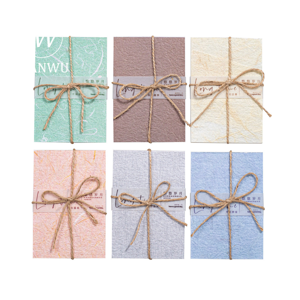 

Jianwu 30 Sheets Narrative Daily Life Series Vintage Special Paper Tearable Material Paper Creative