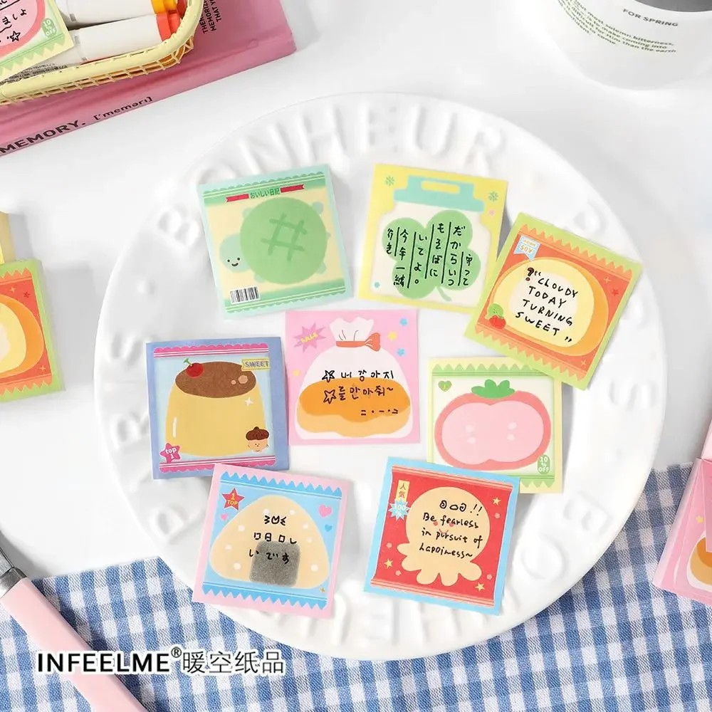 

100Pcs Mini Convenience Store Series Signature Paper Diy Decorative Paper Korean Stationery