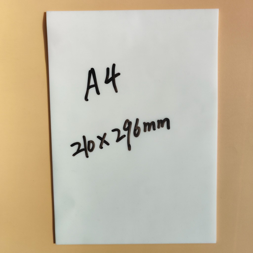 

50 Sheets A4 Transparent Sticky Notes Tab Self-Adhesive Kawaii Clear Bookmarkers Annotation Books
