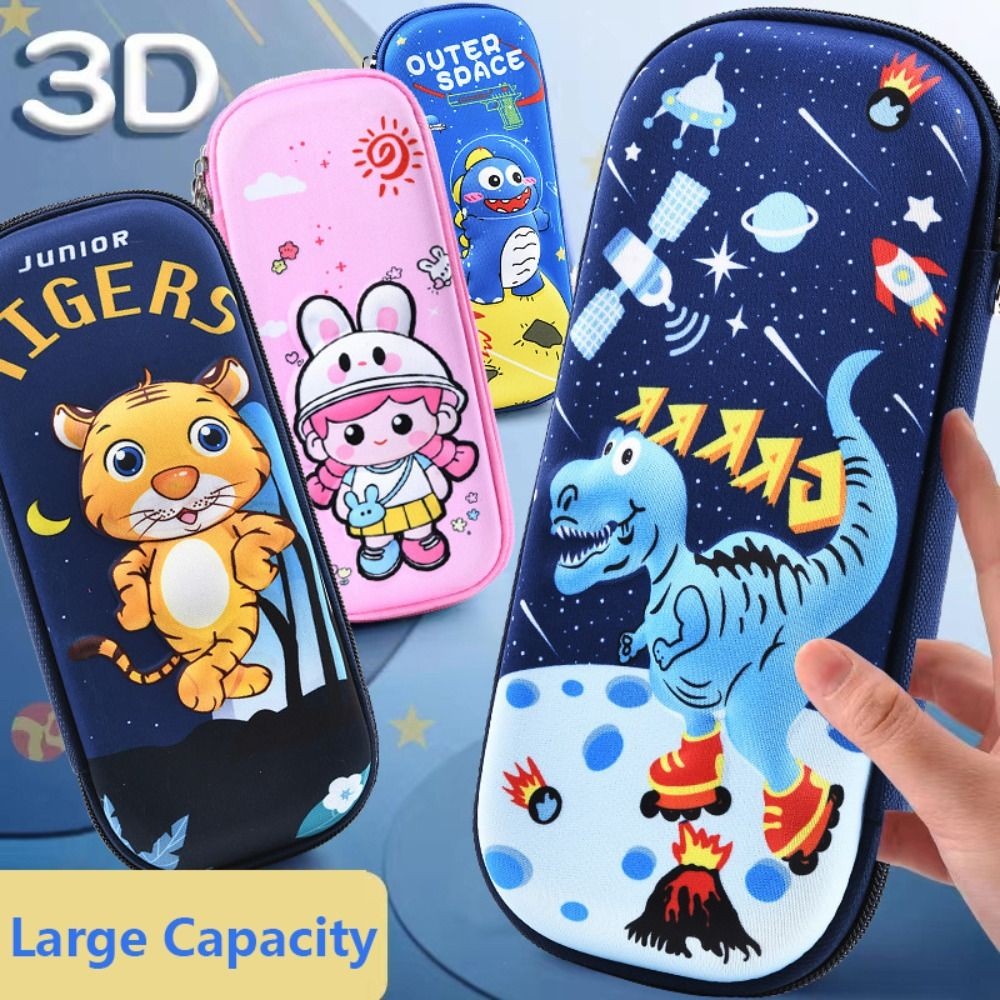 

High Quality Large Capacity Pencil Case Eva 3D Pen Box Waterproof Pen Bag Girls Boys