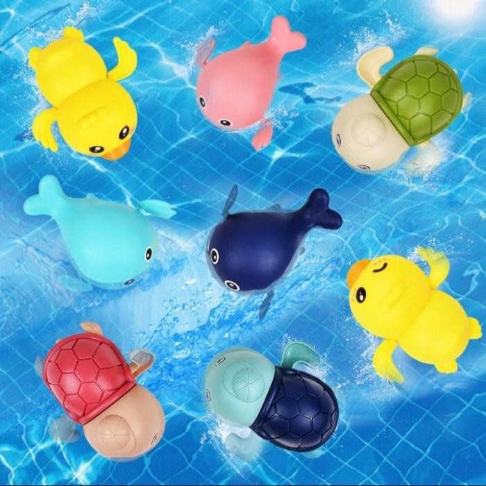 BABY BATH TOY - MAINAN MANDI ANAK - MAINAN KODOK KATAK BERENANG
