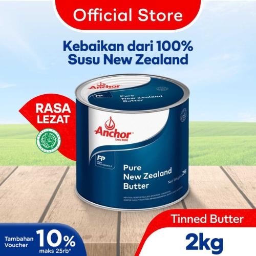 

Anchor Salted Butter 2kg - Mentega Asin New Zealand