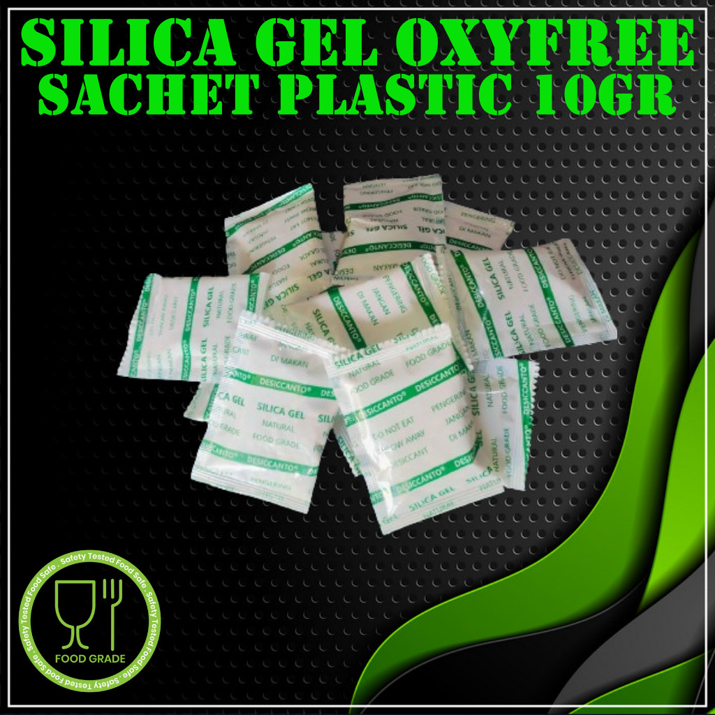 Silica Gel Oxyfree 10gr Sachet plastik Untuk makanan berminyak
