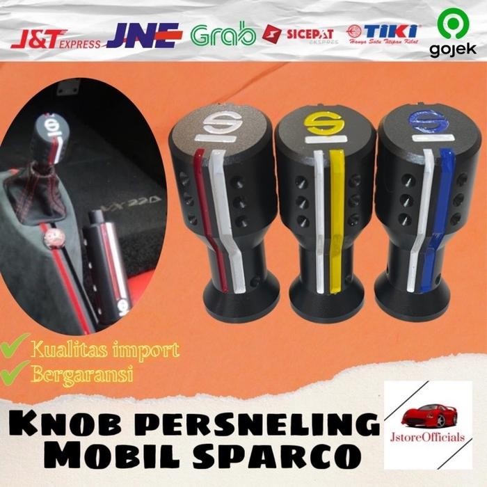 TERLARIS KNOB PERSNELING MOBIL SPARCO / GEAR SHIFT MOBIL SPARCO ALUMINIUM CAR