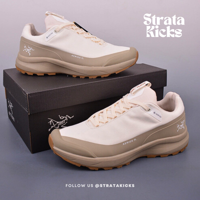 Arcteryx Aerios FL Outdoor Shoes Sneaker Beige Cream 0772183633 (Size 36-44)