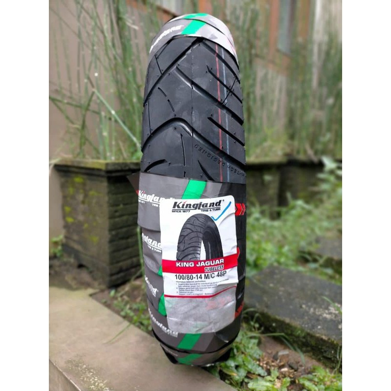 Ban tubeless 100/80 14 kingland jaguar*