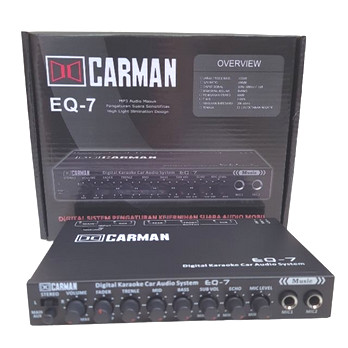 Parametrik/parametric carman eq-7 pre amp carman eq-7 Parametrik Equalizer Carman EQ-7 - Preamp