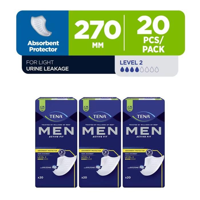 Ready Tena Men Level 2, 20 Pads Original
