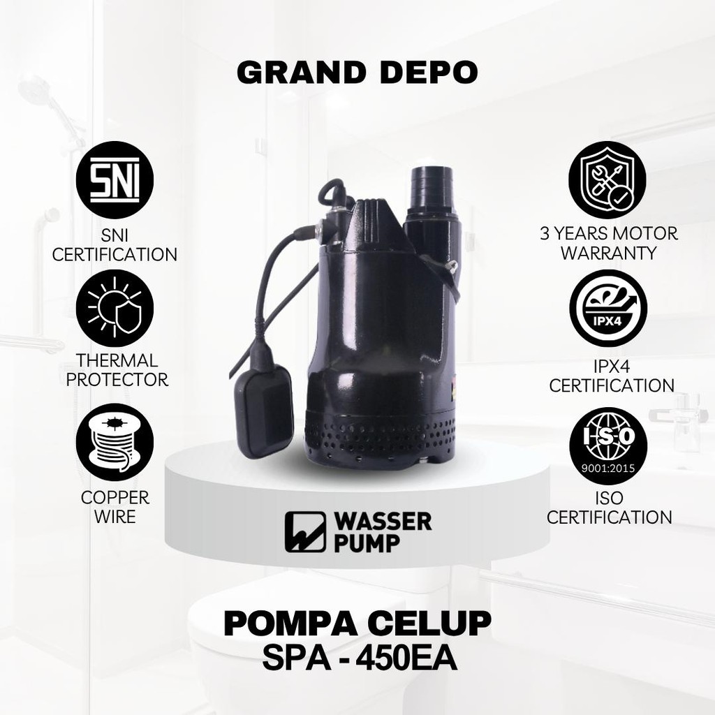 Wasser Pompa Air Celup SPA 450EA / Pompa Celup Wasser