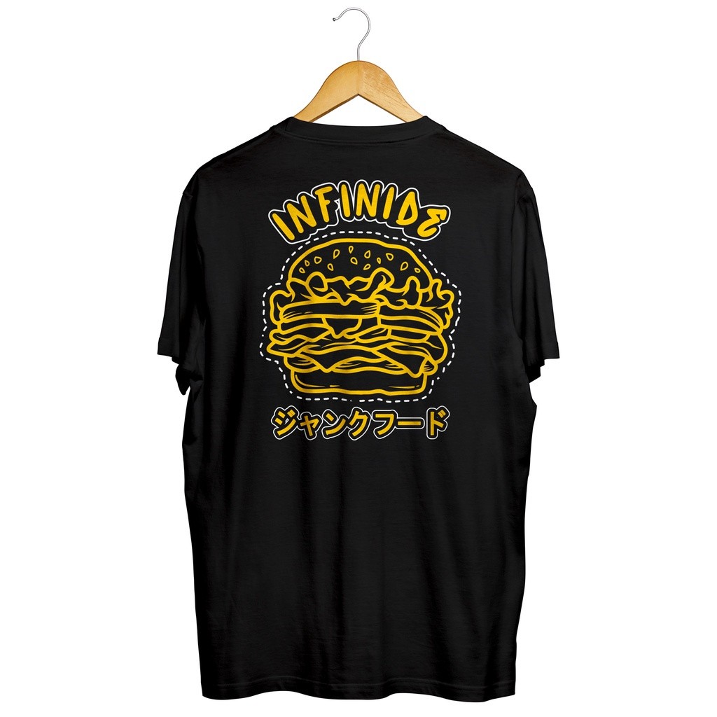 【Ori】Infinide T-Shirt Original JUNK FOOD Kaos Distro Limited Edition Cotton Combed 24s Premium