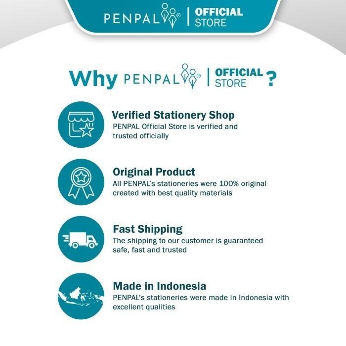 

Penpal Mika Jilid Plastik/ Mica Film Warna PL-MF [100 Sheets]