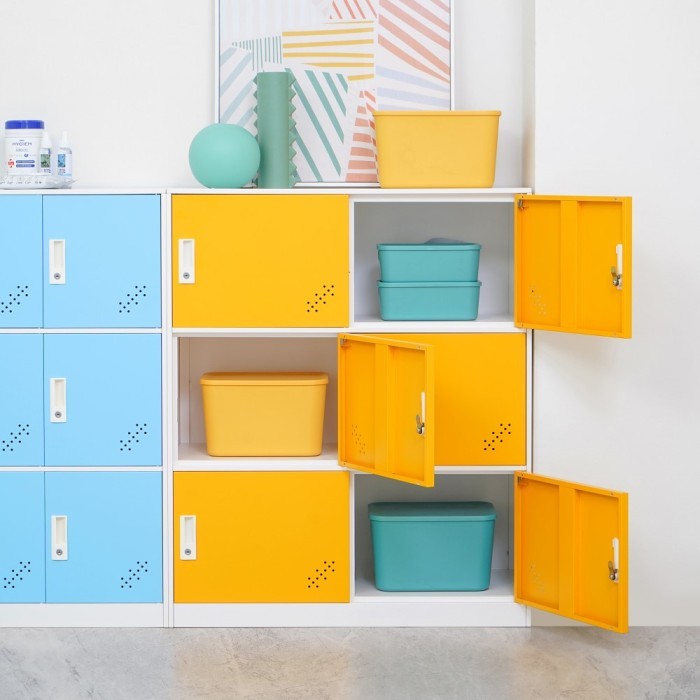 

Informa Kiev Loker Besi Education 6 Pintu - Putih/Kuning