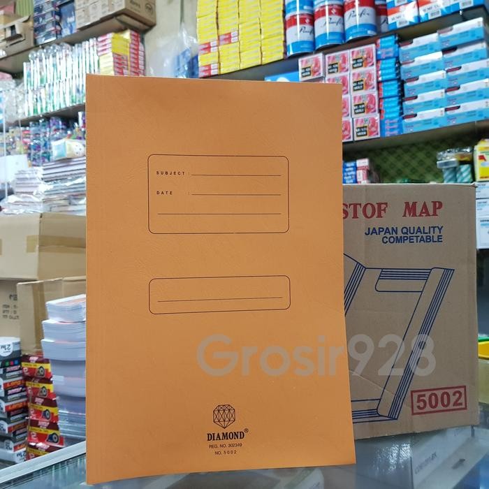 

Stopmap / Map Folder Folio Diamond 500 Orange (isi 50 lembar)