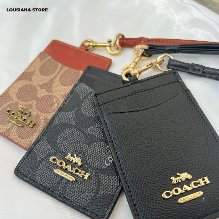 

Lanyard Id Coch Siganture Canvas Logo Embossed