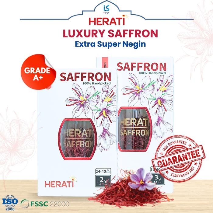 

Saffron HERATI Bunga Safron Luxury Grade A++ Original