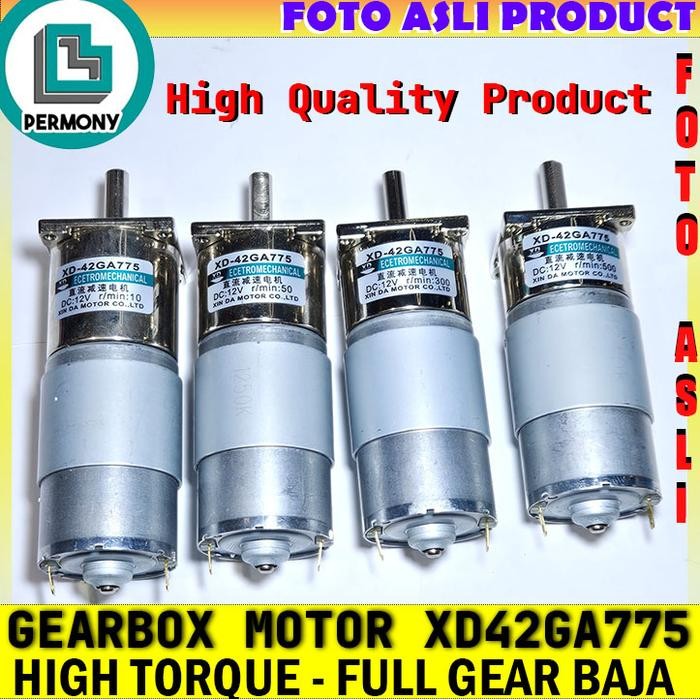 XD42GA775 Motor Gearbox RS775 XD-GA775