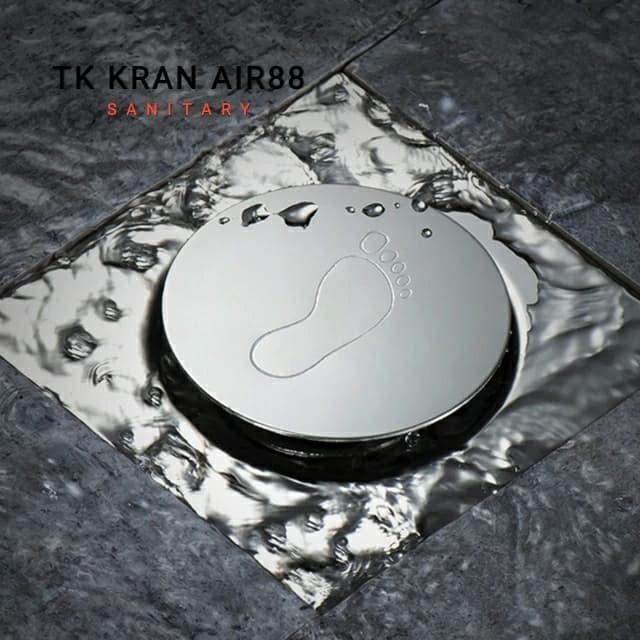 Stok Baru Floor Drain Injak Saringan Got Stainless Stail Model TOTO