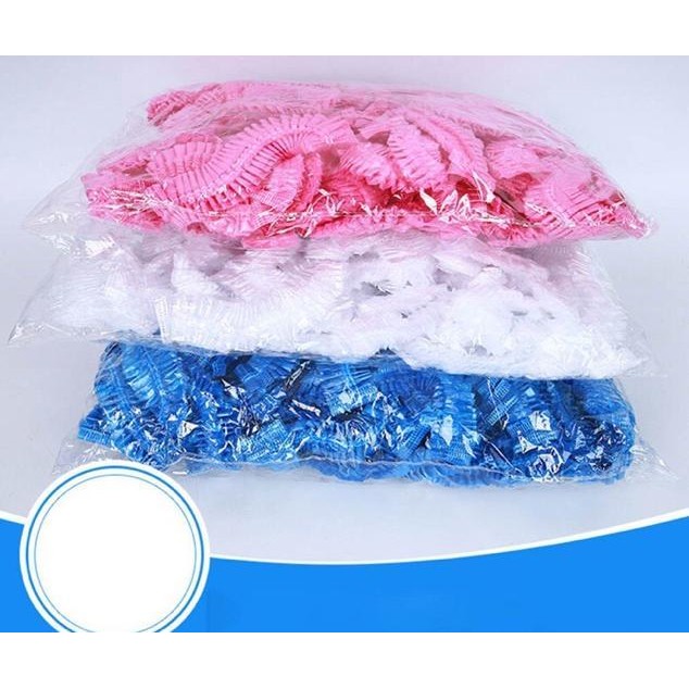 SHOWER CAP PLASTIK / PENUTUP KEPALA PLASTIK MANDI