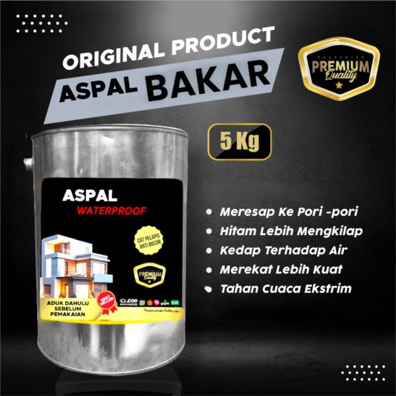 Aspal BAKAR 5 KG aspal joint sealant / aspal padat
