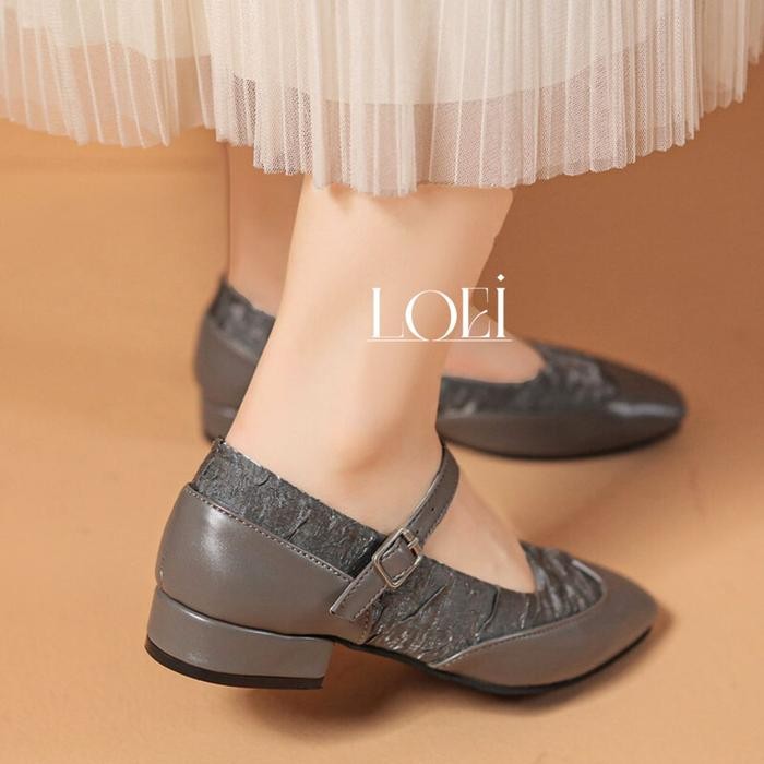 LOEI Valerie Sepatu Hak Wanita Import Kekinian 5224