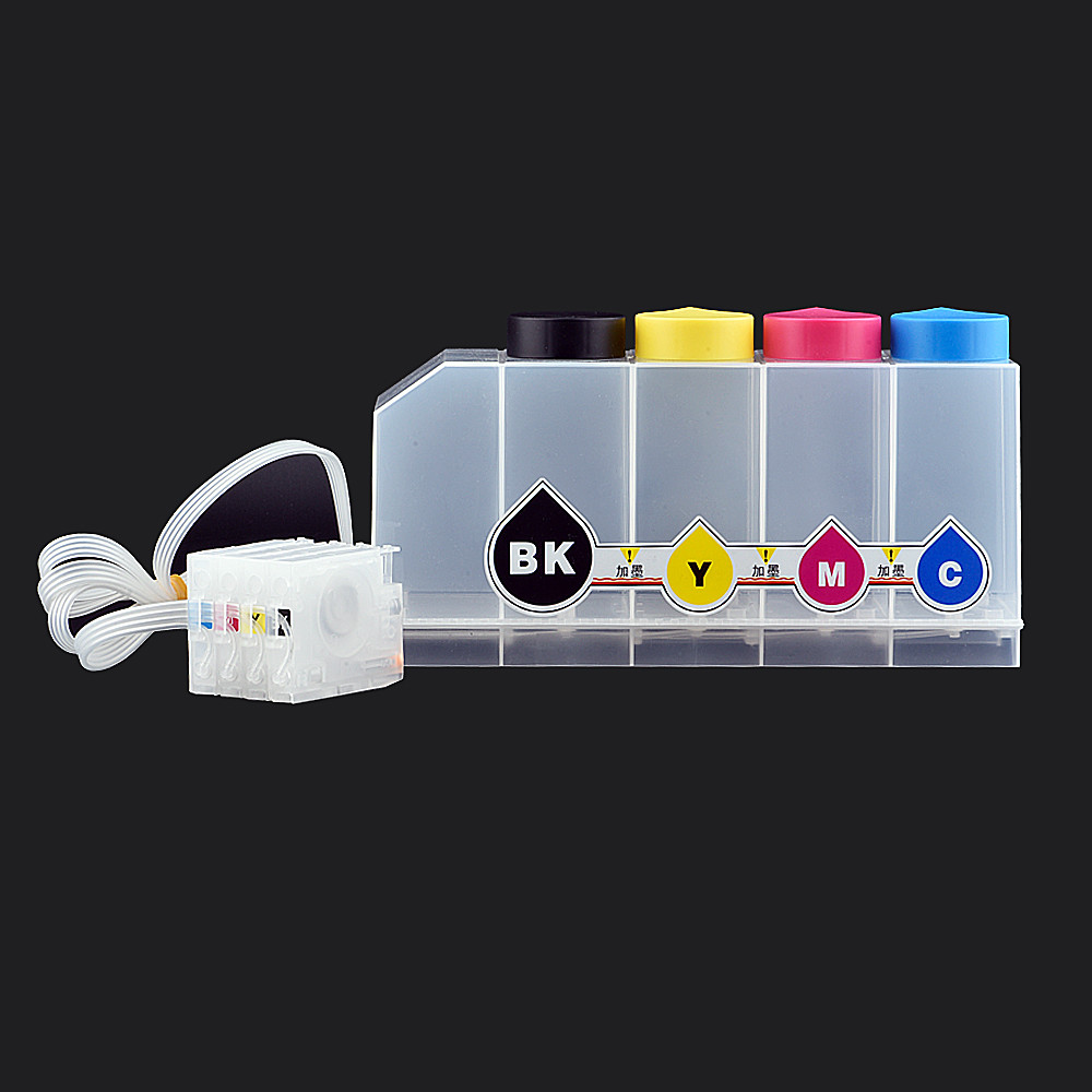 Empty Ciss Ink System For Hp 7720 4 Colors Ink Cartridge With Permanent Chip For Hp7730 7740 8210