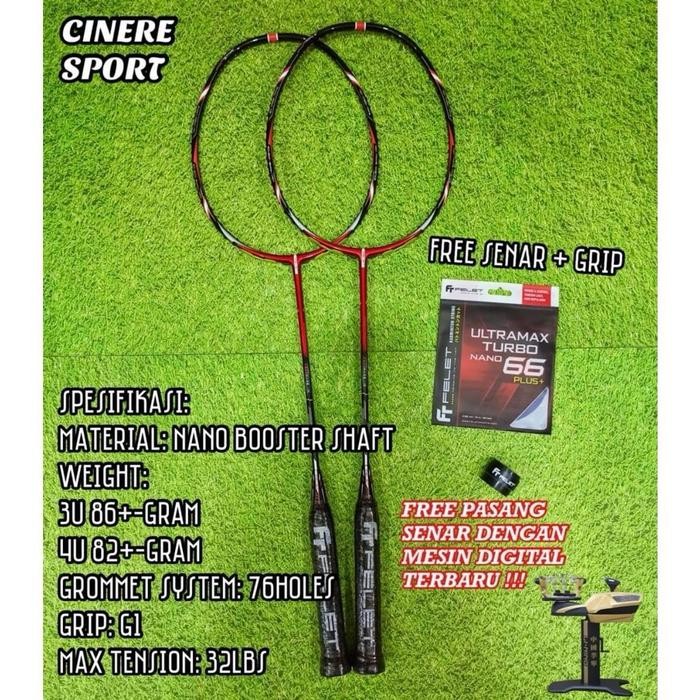 READY Raket Badminton FELET AEROMARS 10 Original