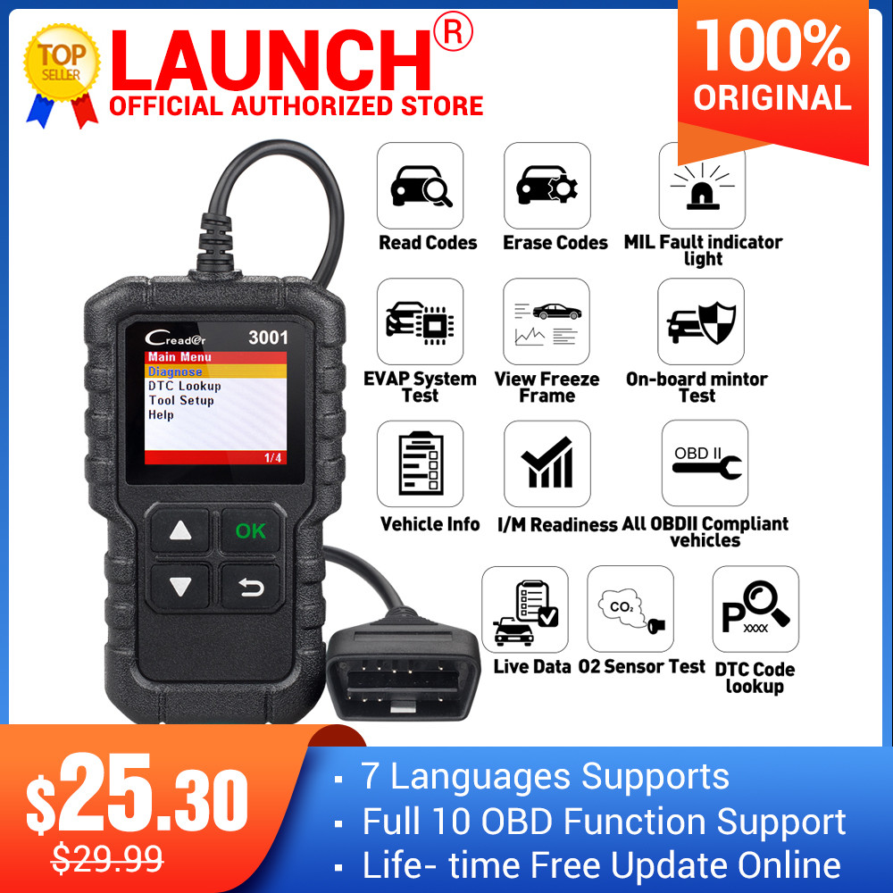 LAUNCH X431 Creader 3001 Full OBDII/EOBD code reader scanner