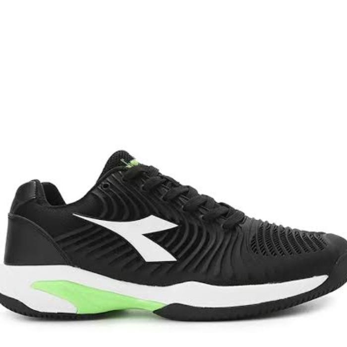 Diadoraa Kenzo Tennis. Black. Sepatu Tennis Pria Original