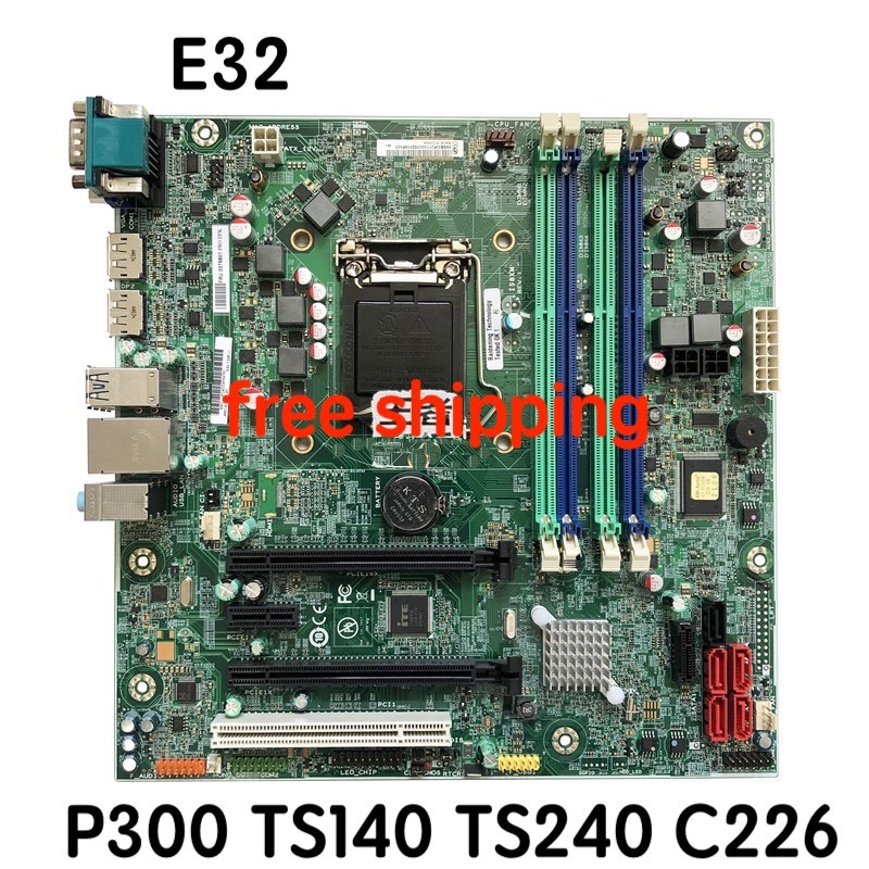 For Lenovo ThinkStation E32 Motherboard P300 TS140 TS240 C226 C226,s1150,IS8XM REV:1.0 Mainboard 100
