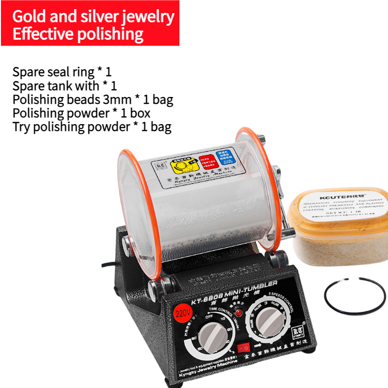 Kt-6808 Kt-2000 Drum Polishing Machine Jewelry Rotary Tumbler Tumbling Mini-Tumbler Rotary Tumbler
