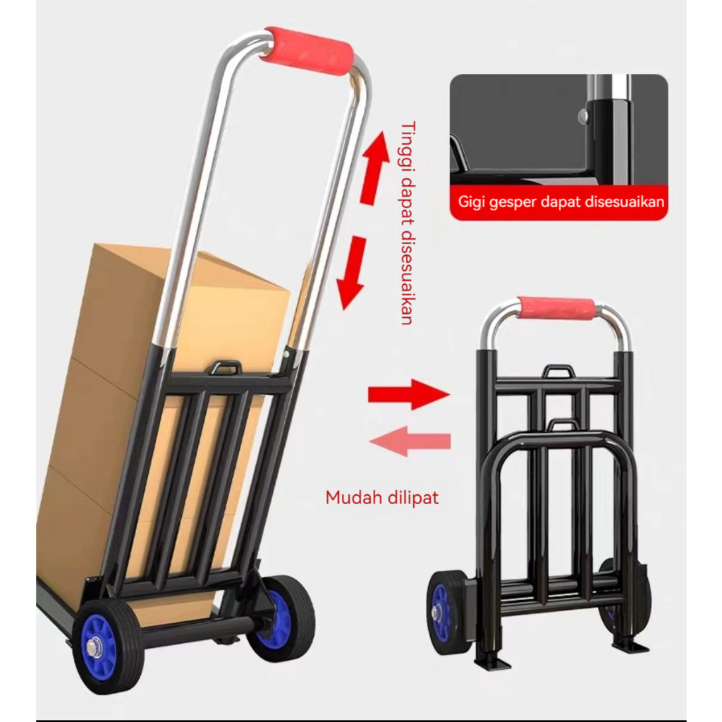 Highline Trolley Troli Lipat Reaim Troli Lipat Serbaguna Troli Besi Lipat Troli Galon Troli Besi