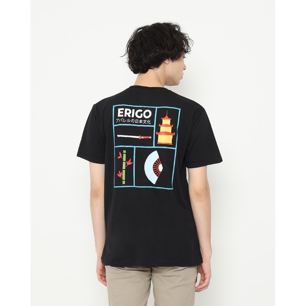 【COD】Erigo T-Shirt Erigo Classic Black Unisex