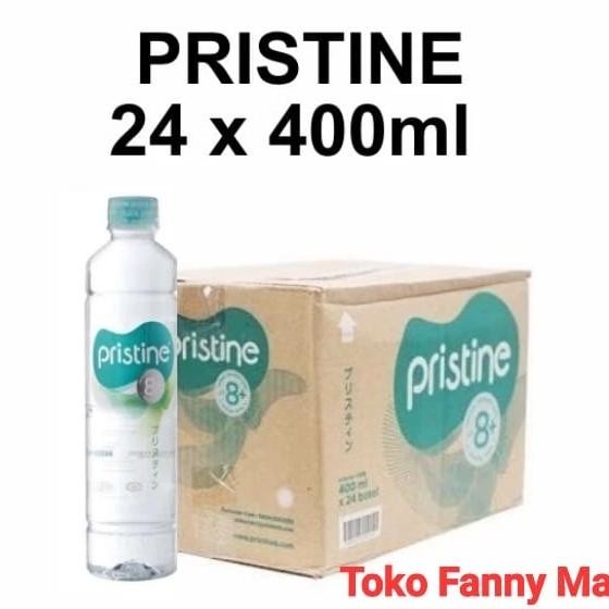 

pristine Water pH 8,6 + 400 ml isi 24 Botol / dus