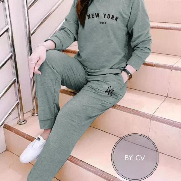 Baju Swnam Setelan Baju Olahraga Ibuibu Stelan Senam Olah Raga Baha Senam Wanita Set Senam Aerobik S