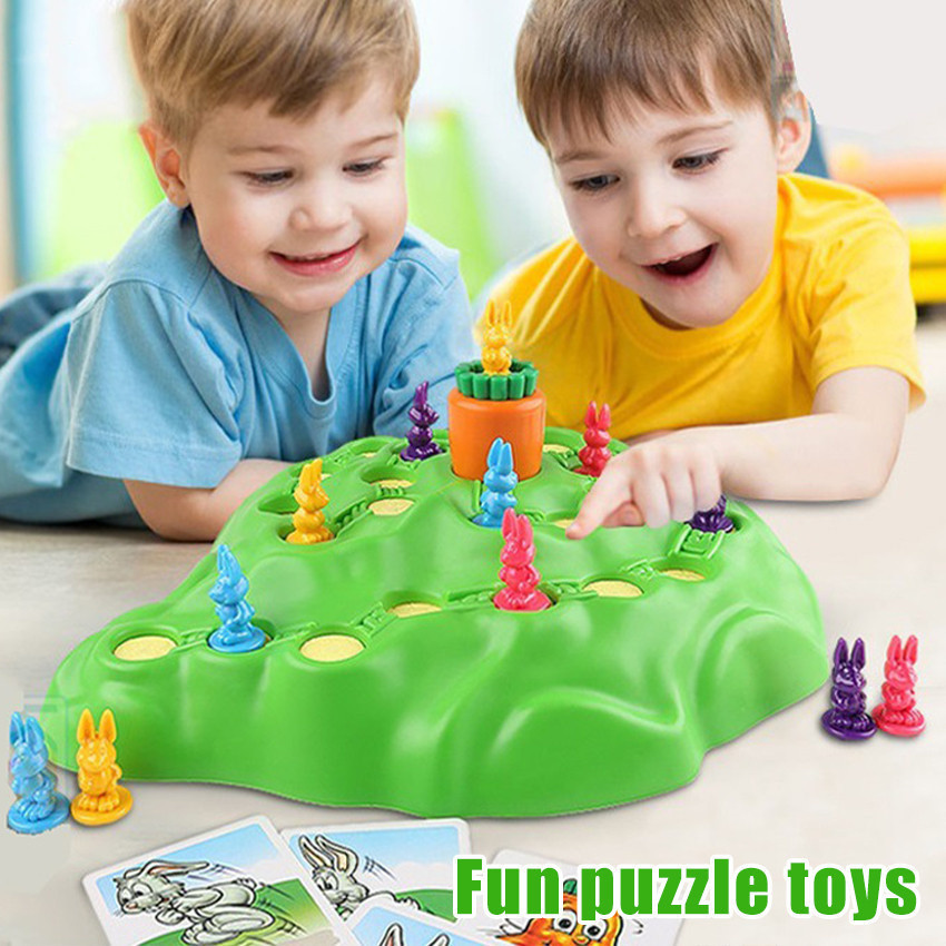 Mainan Board Game Kelinci funny Bunny hop Mainan Edukasi Mainan viral - Funny Bunny, mainan ular