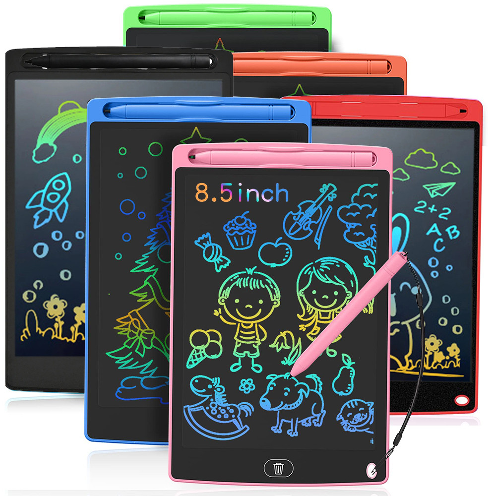 

8.5Inch Led Drawing Board Electronic Lcd Writing Tablet Graffiti Sketchpad Mgaic Erasable