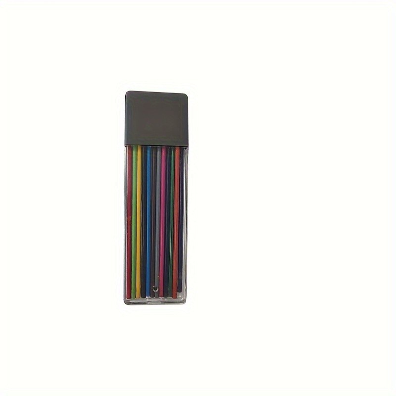 

12 Colored 2.0Mm For Metal Plastic Mechanical Pencil Refills Painting Special Mechanical School