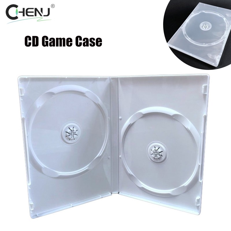 DIY Accessories CD Game Case Cover Protective Box For PS2 PS3 Game Disk Holder CD DVD Discs Storage 
