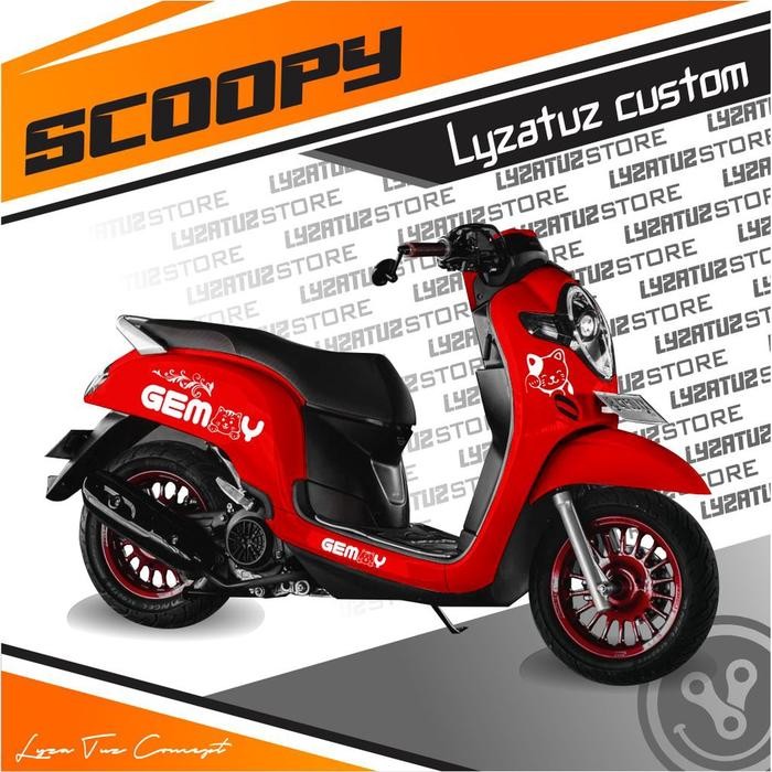 Mister Gear Striping Scoopy/Stiker Cutting Gemoy Lucu, Gemes Puol