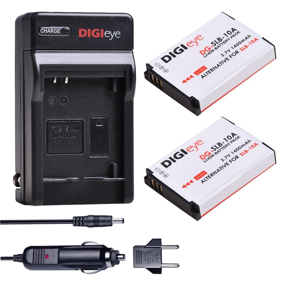 SLB-10A Batteries/ Charger for  ES55 EX2 WB150F WB350F WB500 WB550 WB800F WB1100F WB2100 HMX-U100 HM