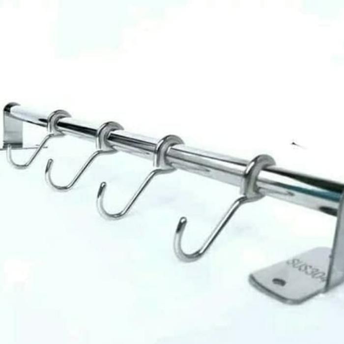 Terbaru Gantungan Dapur Subron / Gantungan Panci Panjang 40 Cm Susu 304