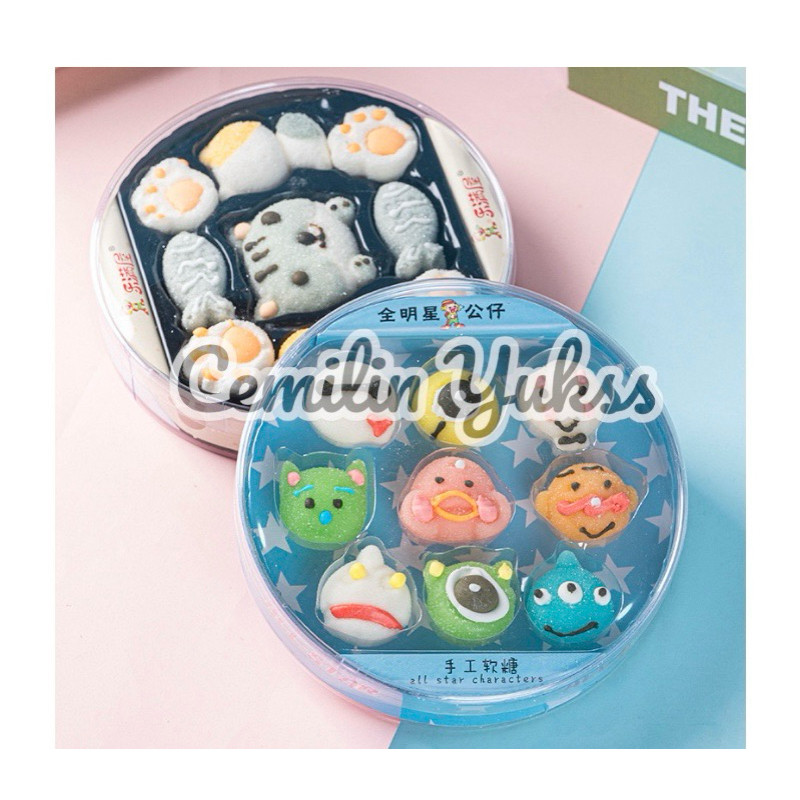 

Marshmallow Karakter Gummy Karakter 91g Marshmallow Karakter Kucing Susshi Ocean Star