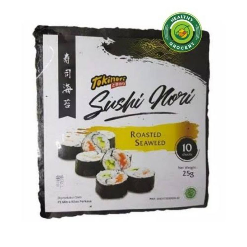 

Tokinori Sushi Nori Roasted Seaweed / Tokinori Rumput laut / Tokinori Sushi / Sushi Nori Sheet Gold