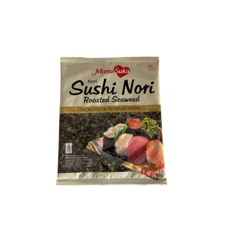 

Mamasuka Sushi Nori isi 10 Lembar